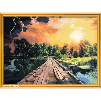 Schilderen op nummer: Magie van het licht