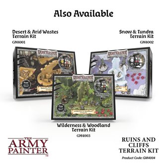 Gamemaster: Ruins &amp; Cliffs Terrain Kit (The Army Painter)