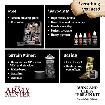 Gamemaster: Ruins &amp; Cliffs Terrain Kit (The Army Painter)