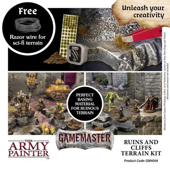 Gamemaster: Ruins &amp; Cliffs Terrain Kit (The Army Painter)