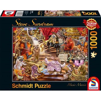 Music Mania (Steve Read) - Puzzel (1000)