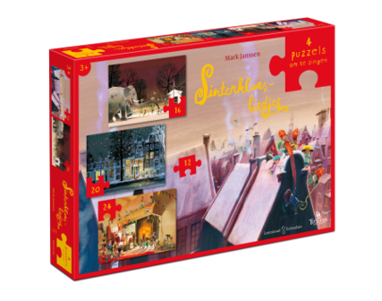 Sinterklaasliedjes - 4 in 1 Puzzel (12+16+20+24)