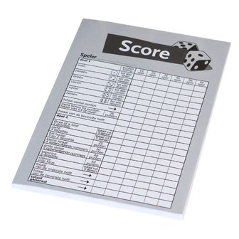 Scoreblok Dobbelspel (50 vel)