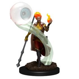 D&amp;D Icons of the Realms: Fire Genasi Wizard Female (Premium Pre-Painted Miniature)