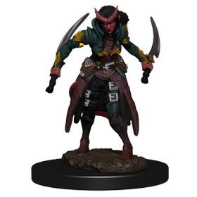 D&amp;D Icons of the Realms: Tiefling Rogue Female (Premium Pre-Painted Miniature)