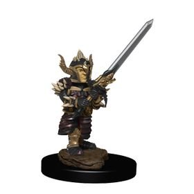 D&amp;D Icons of the Realms: Halfling Fighter Male (Premium Pre-Painted Miniature)