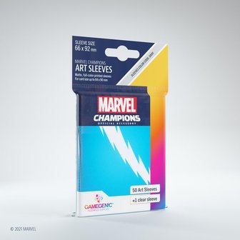 Gamegenic Marvel Champions Art Sleeves: Quicksilver (66x91mm) - 50+1
