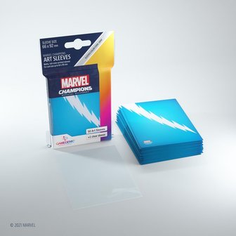 Gamegenic Marvel Champions Art Sleeves: Quicksilver (66x91mm) - 50+1