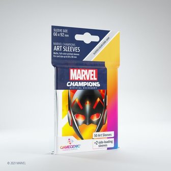 Gamegenic Marvel Champions Art Sleeves: Wasp (66x91mm) - 50+1