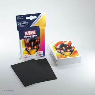 Gamegenic Marvel Champions Art Sleeves: Wasp (66x91mm) - 50+1