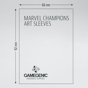Gamegenic Marvel Champions Art Sleeves: Doctor Strange (66x91mm) - 50+1