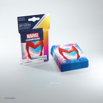 Gamegenic Marvel Champions Art Sleeves: Scarlet Witch (66x91mm) - 50+1