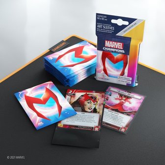 Gamegenic Marvel Champions Art Sleeves: Scarlet Witch (66x91mm) - 50+1