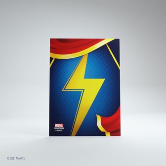 Gamegenic Marvel Champions Art Sleeves: Ms. Marvel (66x91mm) - 50+1