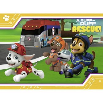 Paw Patrol - 4 in a Box Puzzel (12+16+20+24)