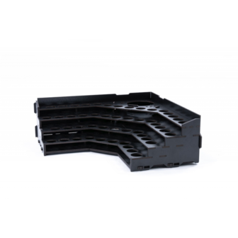 Black Paint Rack: Hoek Top (voor The Army Painter &amp; Vallejo verf)