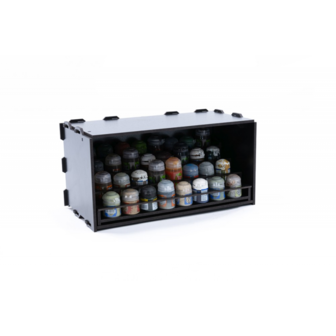Black Paint Rack: Uitschuifbaar rek (voor Citadel verf)