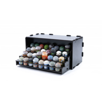 Black Paint Rack: Uitschuifbaar rek (voor Citadel verf)