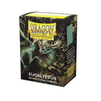 Dragon Shield Dual Matte Sleeves: Standard Eucalyptus (63x88mm) - 100x