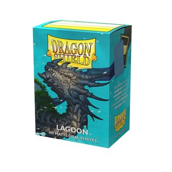 Dragon Shield Dual Matte Sleeves: Standard Lagoon (63x88mm) - 100x