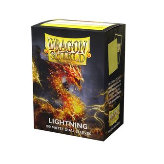 Dragon Shield Dual Matte Sleeves: Standard Lightning (63x88mm) - 100x