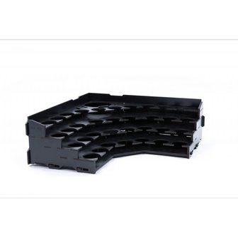 Black Paint Rack: Hoek Top (Pigment)