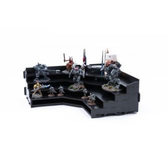 Black Paint Rack: Hoek Top (Tribune)