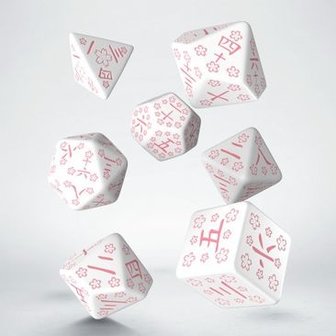 Japanese Dice Set: Cherry Blossoms Petals (7)