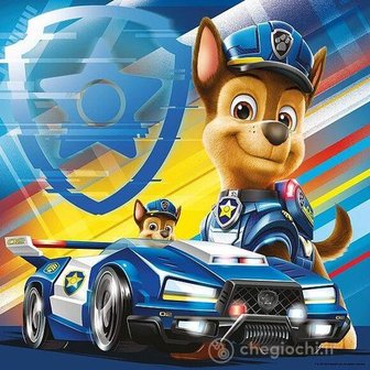 Paw Patrol: Chase, Marshall &amp; Skye - Puzzel (3x49)