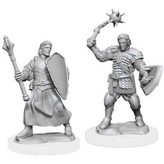 Critical Role Unpainted Miniatures: W1 Human Clovis Concord Cleric