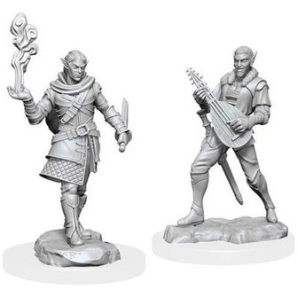 Critical Role Unpainted Miniatures: W1 Pallid Elf Rogue &amp; Bard