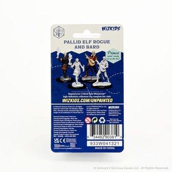 Critical Role Unpainted Miniatures: W1 Pallid Elf Rogue &amp; Bard