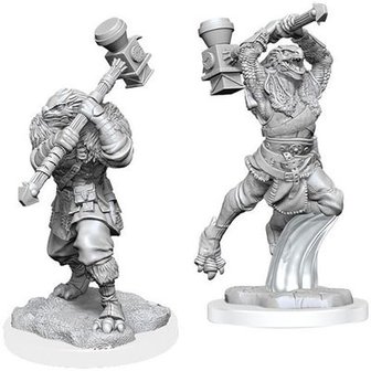 Critical Role Unpainted Miniatures: W1 Ravenite Barbarian