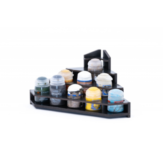 Black Paint Rack: Top Eindstuk (voor Citadel verf)