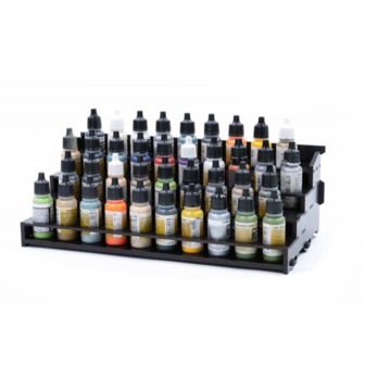 Black Paint Rack: Top Middenstuk (voor The Army Painter &amp; Vallejo verf)