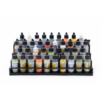 Black Paint Rack: Top Middenstuk (voor The Army Painter &amp; Vallejo verf)