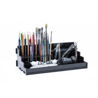 Black Paint Rack: Middenstuk Top (Gereedschapsmodule)