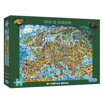 This is Europe - Puzzel (1000)