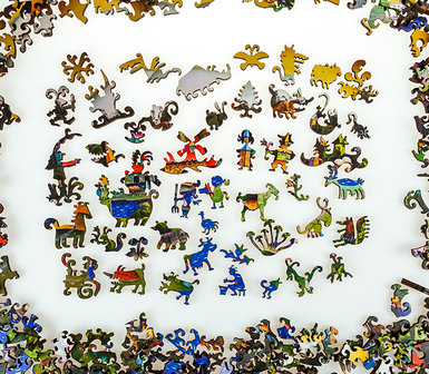 Winter staat voor de Deur - Houten Puzzel DaVICI (260)