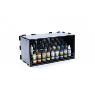 Black Paint Rack: Uitschuifbaar rek (voor The Army Painter &amp; Vallejo verf)