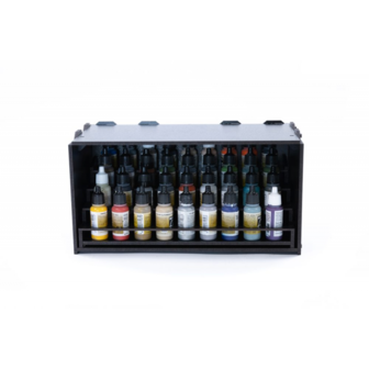 Black Paint Rack: Uitschuifbaar rek (voor The Army Painter &amp; Vallejo verf)