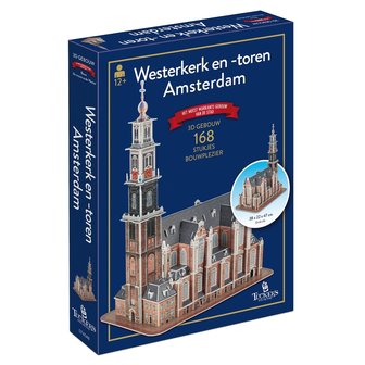 Amsterdam: Westerkerk  - 3D Puzzel (168)