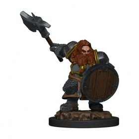 D&amp;D Icons of the Realms: Dwarf Fighter Male (Premium Pre-Painted Miniature)