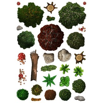 Add-On Scenery for RPG Battle Maps: Wilderness