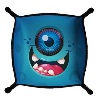 Dice Tray Happy Cyclope Blue Monster