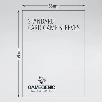 Gamegenic Matte Sleeves: Standard Card Game Value Pack (66x91mm) - 200