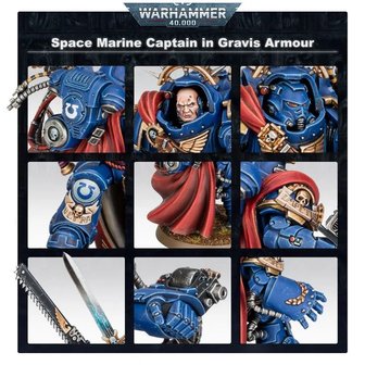 Warhammer 40,000 - Space Marines: Captain in Graves Armour