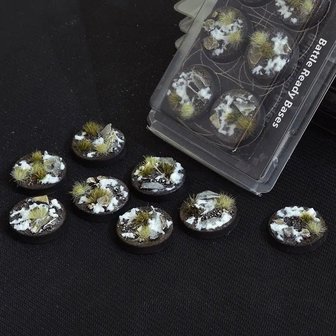 Winter Bases - Round 32mm (x8)