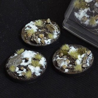 Winter Bases - Round 50mm (x3)
