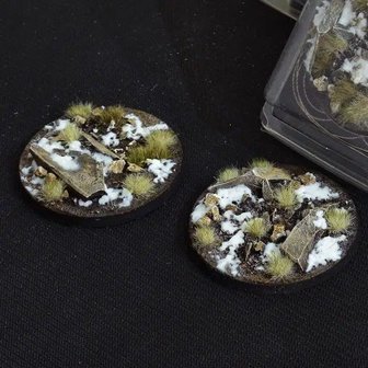 Winter Bases - Round 60mm (x2)